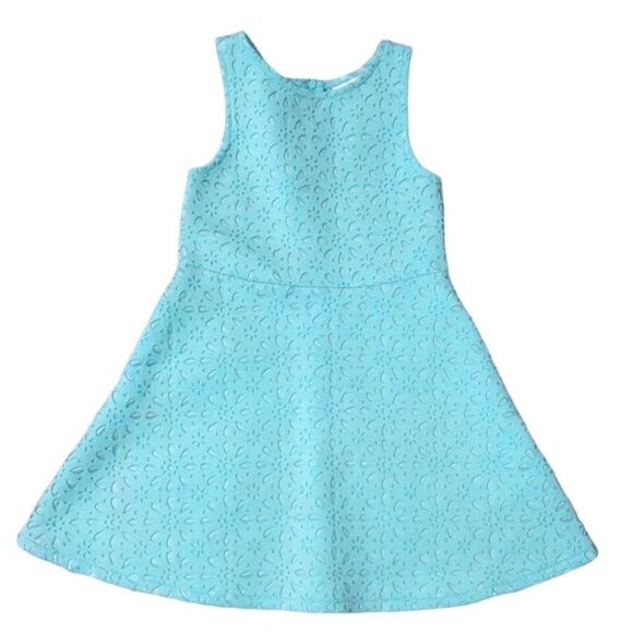 BEAUTIFUL Floral Turquoise Dress - Picture 1 of 4